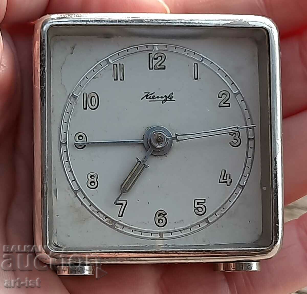 Small working German KIENZLE alarm clock