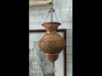 Old copper lamp