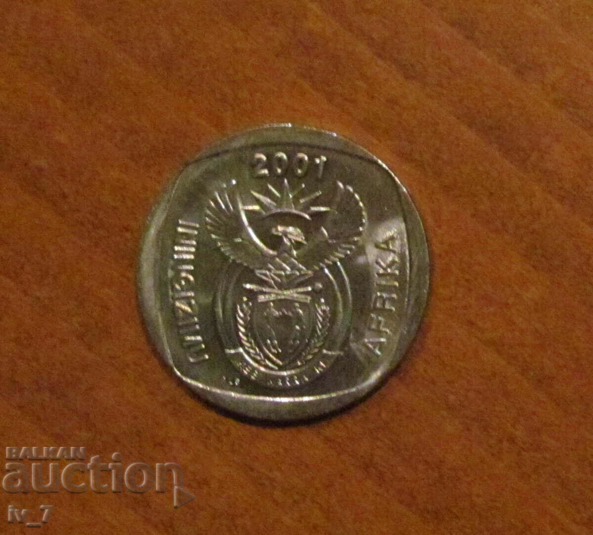 5 RAND 2001, SOUTH AFRICA with price 2.49 BGN | € 1.27 5 RAND 2001, SOUTH AFRICA with price 2.49 BGN | € 1.27