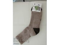 Wool socks made of yak wool, Mongolia, size 40-42