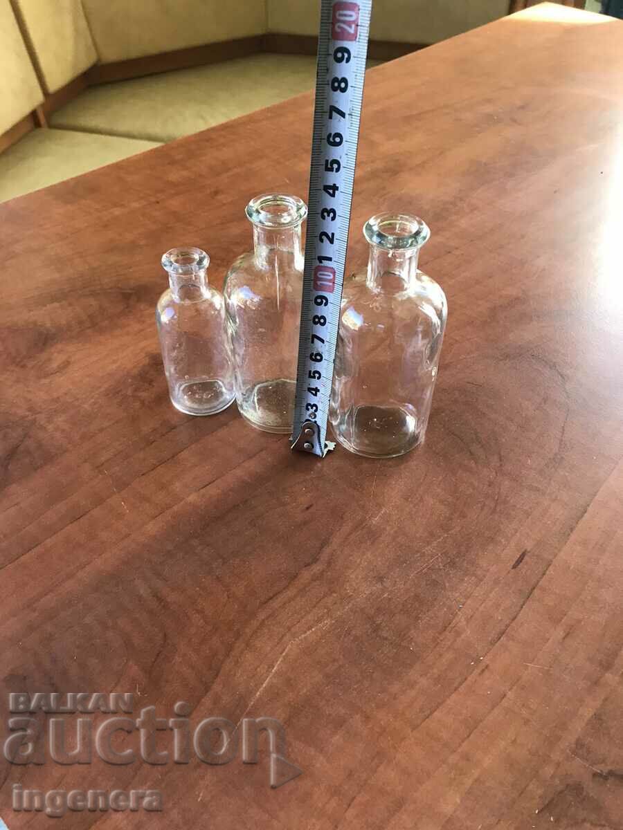 PHARMACEUTICAL GLASS BOTTLE - 3 PCS. with price 14.00 BGN | € 7.16 PHARMACEUTICAL GLASS BOTTLE - 3 PCS. with price 14.00 BGN | € 7.16