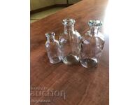 PHARMACEUTICAL GLASS BOTTLE - 3 PCS.