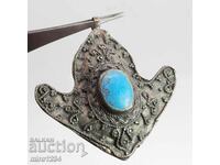 OT 1 ST. BZC MEDALLION PENDANT TURQUOISE???