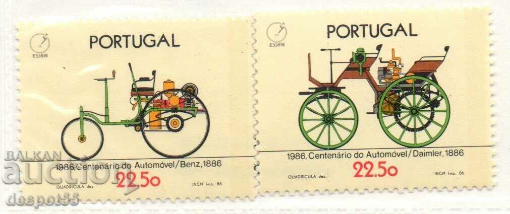 1986. Portugalia. Aniversarea a 100 de ani de la mașină.