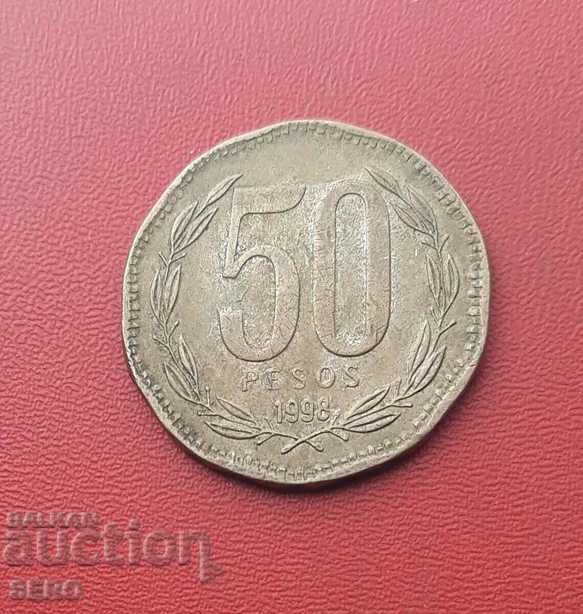 Chile-50 pesos 1998