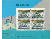 1986. Portugal. Europe - Nature conservation. Block.