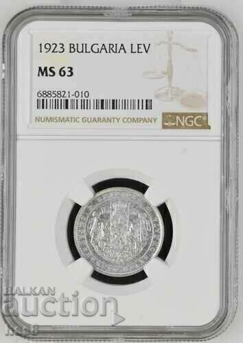 1 λεβ. 1923. MS63 1 λεβ. 1923. MS63