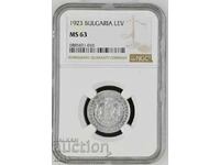 1 λεβ. 1923. MS63