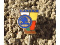 old badge sports club ice hockey skoda plzen marked