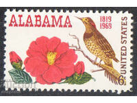 1969. SUA. 150-a aniversare a statului Alabama.