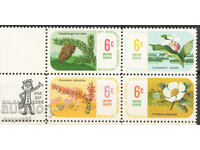 1969. USA. Flora - Botanical Congress. Block x4.