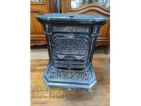 French enamel fireplace, stove