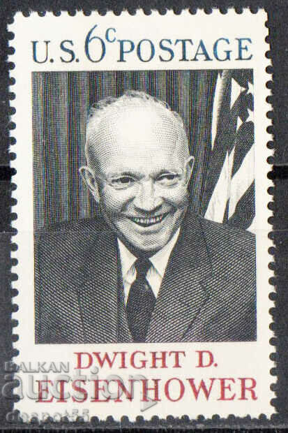 1969. USA. Dwight D. Eisenhower.