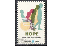 1969. USA. Hope for the disabled.