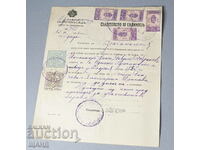 1936 Criminal record certificate document with court stamps