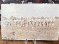 1920 Soldiers With Bicycles Colodrome Plovdiv Photo Card