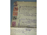 1933 Power of Attorney Document with stamp and court stamps