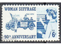 1970. USA. Women's suffrage.