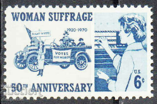 1970. USA. Women's suffrage.