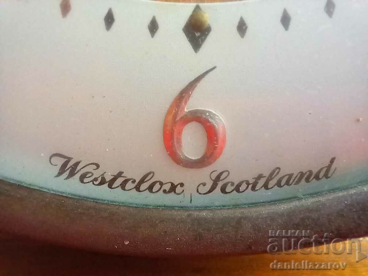 Westclox Scotland μεγάλο επιτραπέζιο ρολόι δεκαετίας του 1950 με τιμή 95.00 BGN | € 48.57