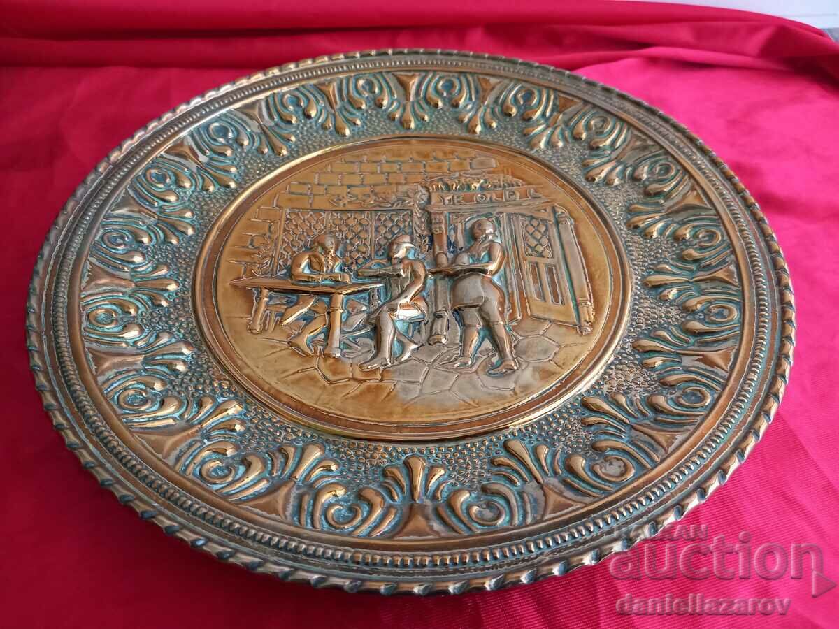 ΜΠΑΡΟΚ Μπρούτζινο ανάγλυφο Πλάκα, Πάνελ Τοίχου με Επιχρύσωση με τιμή 38.00 BGN | € 19.43 ΜΠΑΡΟΚ Μπρούτζινο ανάγλυφο Πλάκα, Πάνελ Τοίχου με Επιχρύσωση με τιμή 38.00 BGN | € 19.43