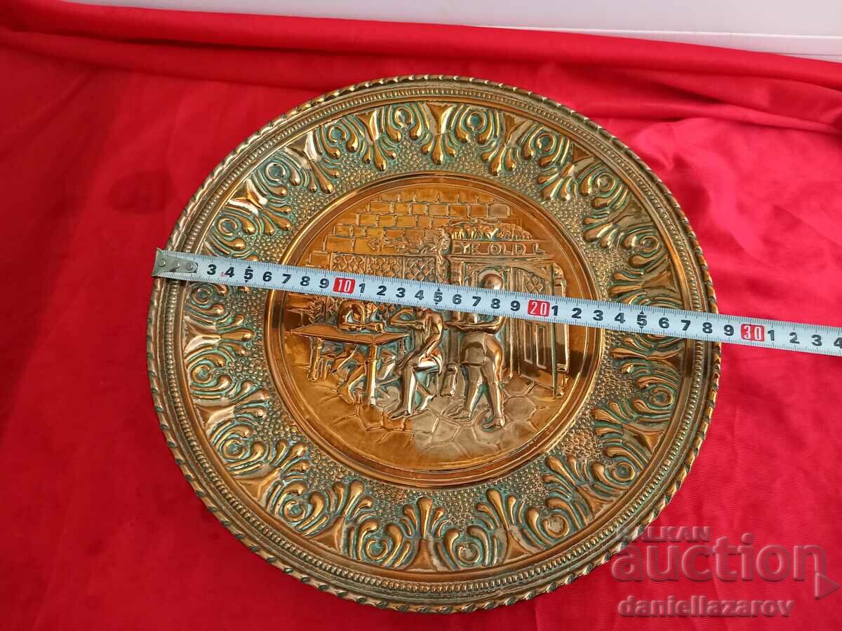 ΜΠΑΡΟΚ Μπρούτζινο ανάγλυφο Πλάκα, Πάνελ Τοίχου με Επιχρύσωση - 6 ΜΠΑΡΟΚ Μπρούτζινο ανάγλυφο Πλάκα, Πάνελ Τοίχου με Επιχρύσωση - 6