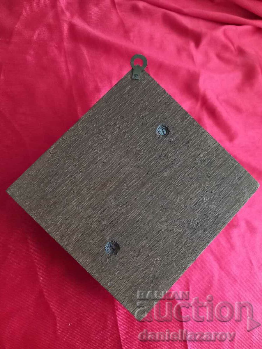 Delivery of Old Relief Icon of the Virgin Mary, Wood and Metal Delivery of Old Relief Icon of the Virgin Mary, Wood and Metal