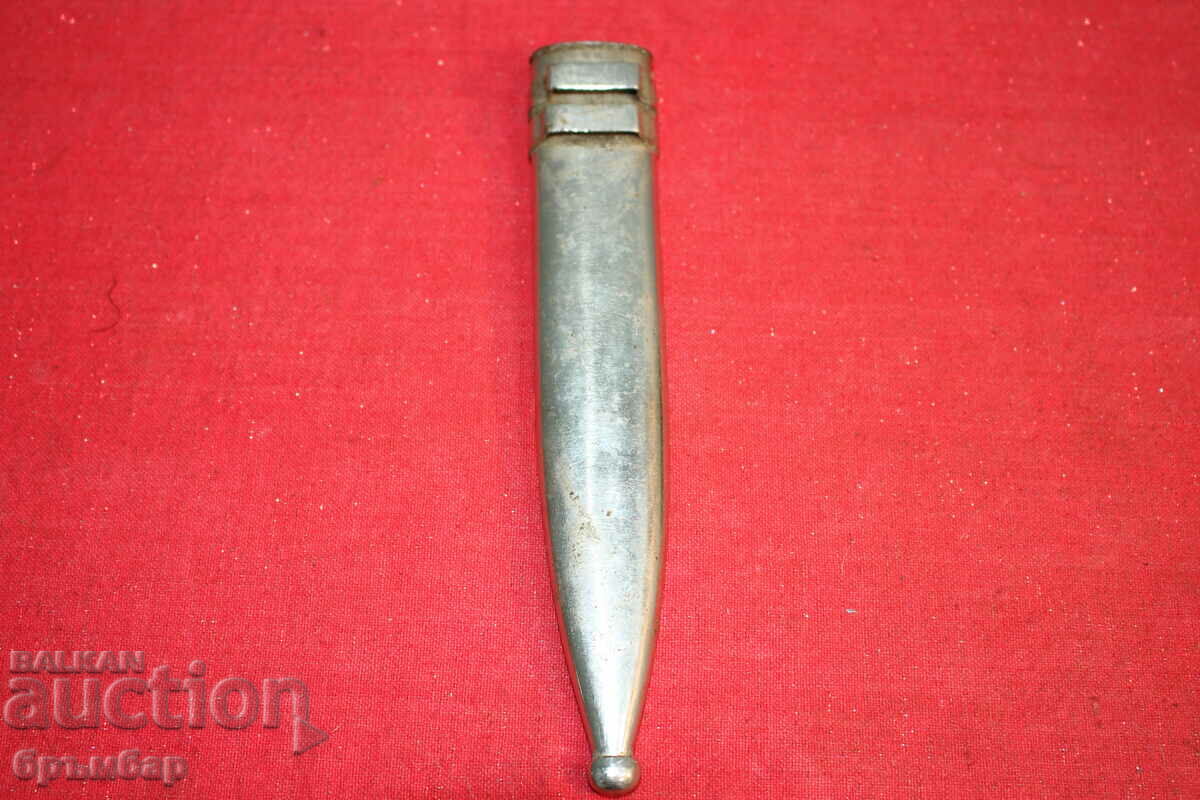 Metal canister "knife of the day" Bulgarian Armenian.