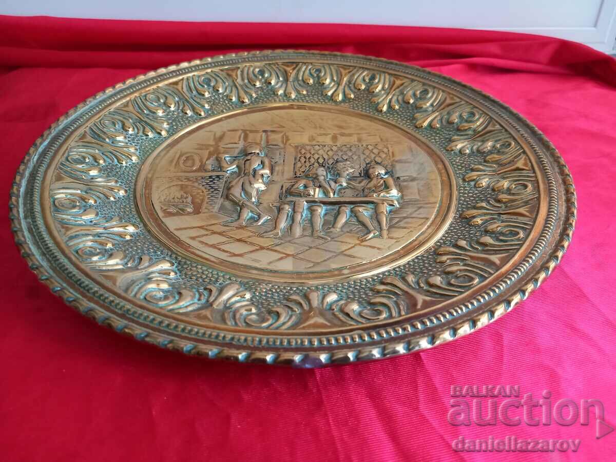 BAROQUE Brass Embossed Plate, Wall Panel with Gilding 2 with price 38.00 BGN | € 19.43 BAROQUE Brass Embossed Plate, Wall Panel with Gilding 2 with price 38.00 BGN | € 19.43