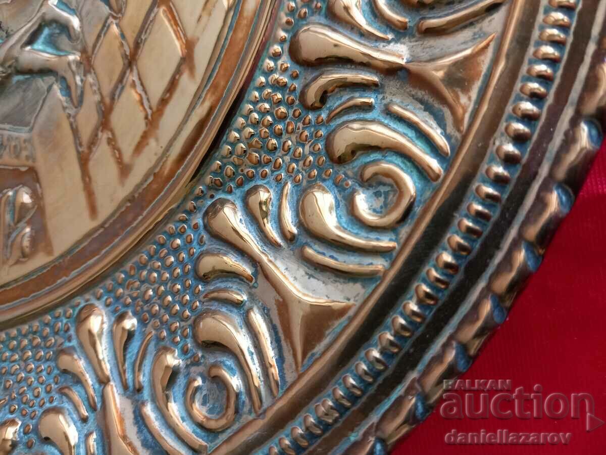 Delivery of BAROQUE Brass Embossed Plate, Wall Panel with Gilding 2 Delivery of BAROQUE Brass Embossed Plate, Wall Panel with Gilding 2