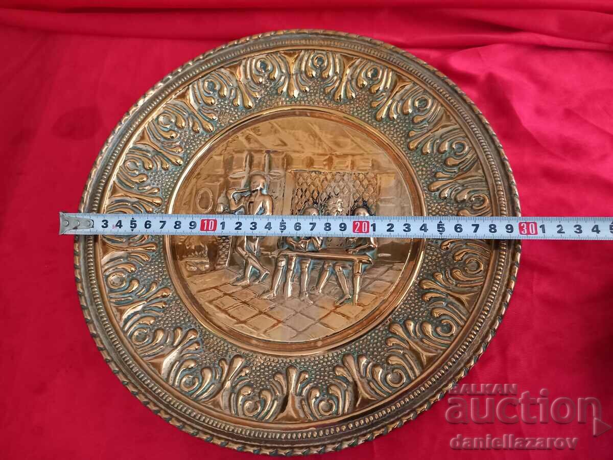 BAROQUE Brass Embossed Plate, Wall Panel with Gilding 2 - 6 BAROQUE Brass Embossed Plate, Wall Panel with Gilding 2 - 6