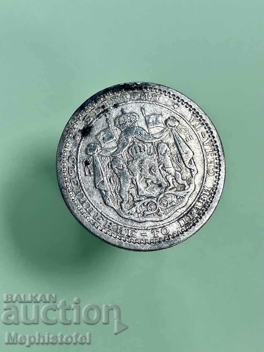 Auction  50 cents 1883, Principality of Bulgaria - silver coin