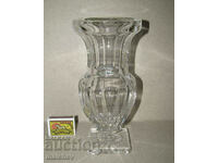 Vaza de cristal eleganta 22 cm cristal plumb, excelenta