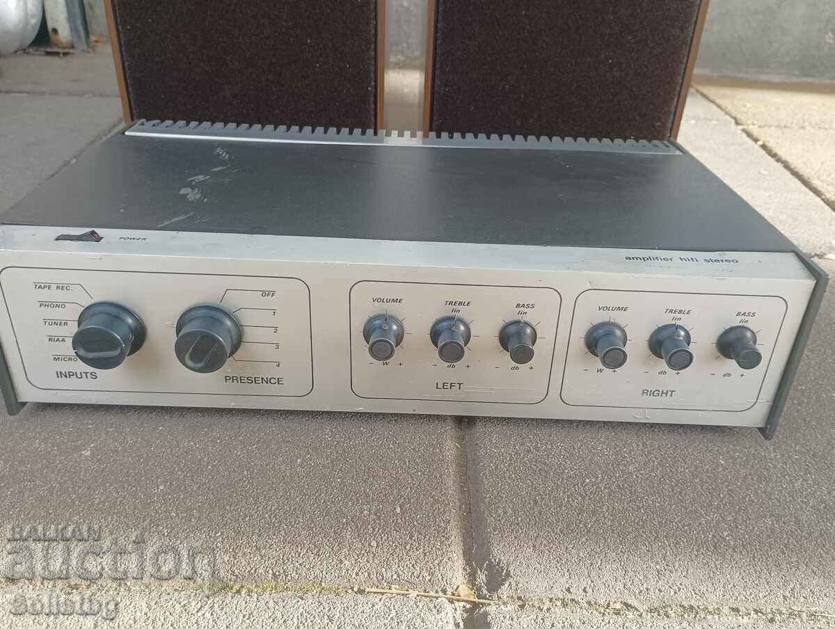 Auction Professional speakers with GRUNDIG amplifier, SUPER HIFI Box 550 Auction Professional speakers with GRUNDIG amplifier, SUPER HIFI Box 550