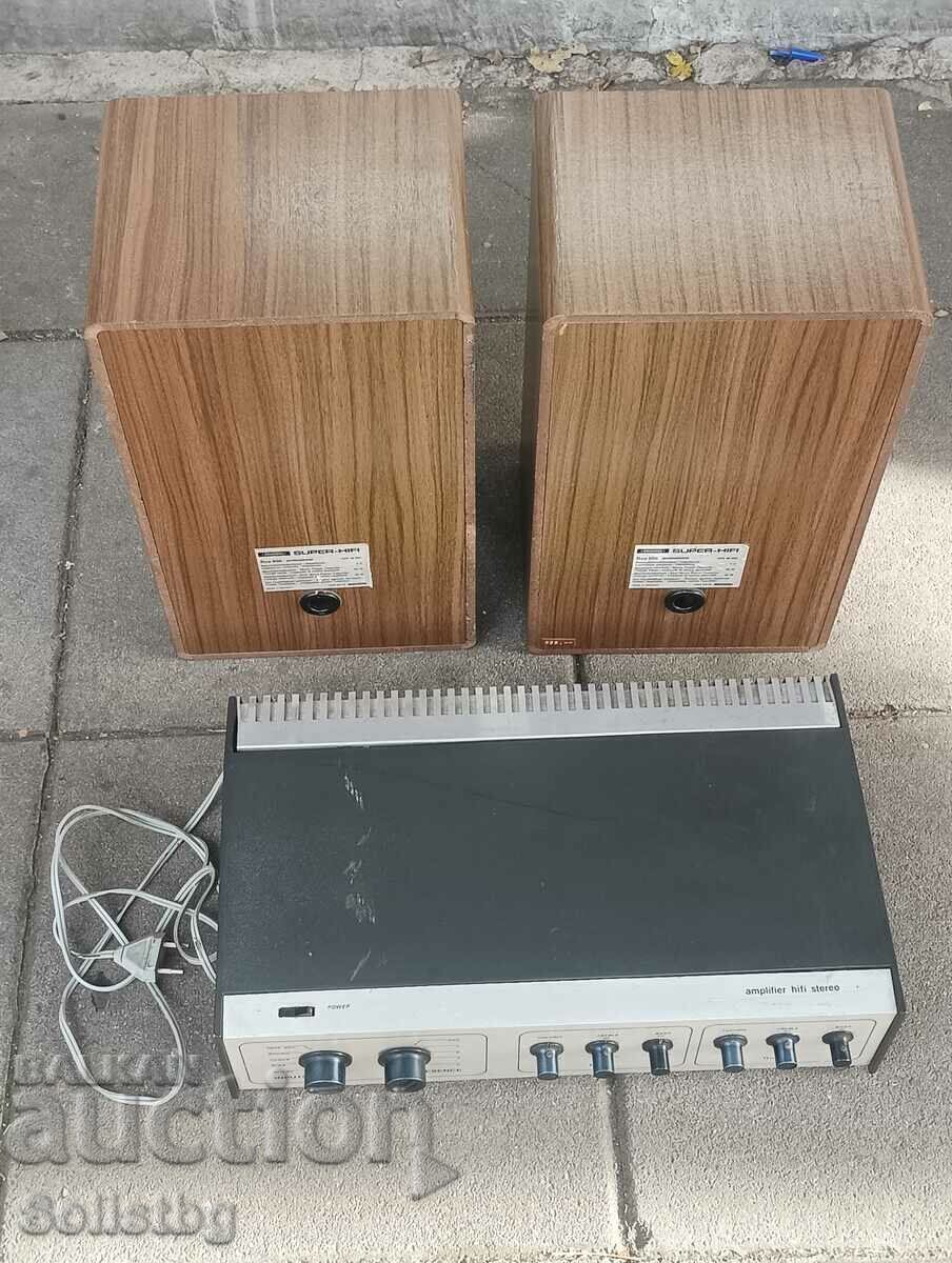 Delivery of Professional speakers with GRUNDIG amplifier, SUPER HIFI Box 550 Delivery of Professional speakers with GRUNDIG amplifier, SUPER HIFI Box 550