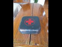 Old metal first aid kit