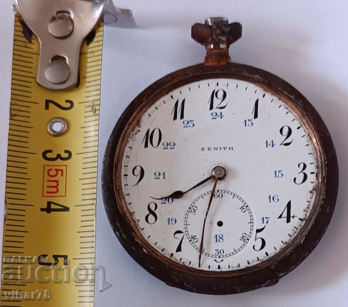 Auction pocket watch-ZENITH-ZENITH DOESN'T WORK Auction pocket watch-ZENITH-ZENITH DOESN'T WORK