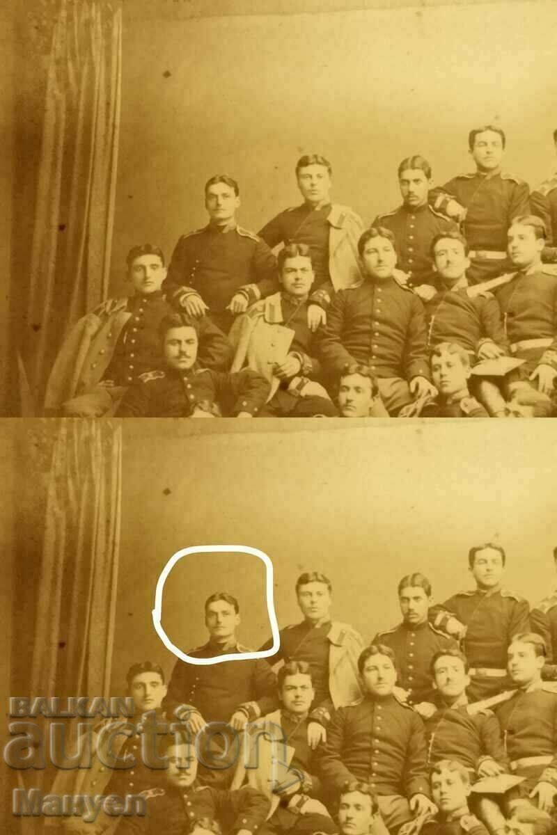 Auction  A unique photo of the 4th Graduation of the Military University in 1883.