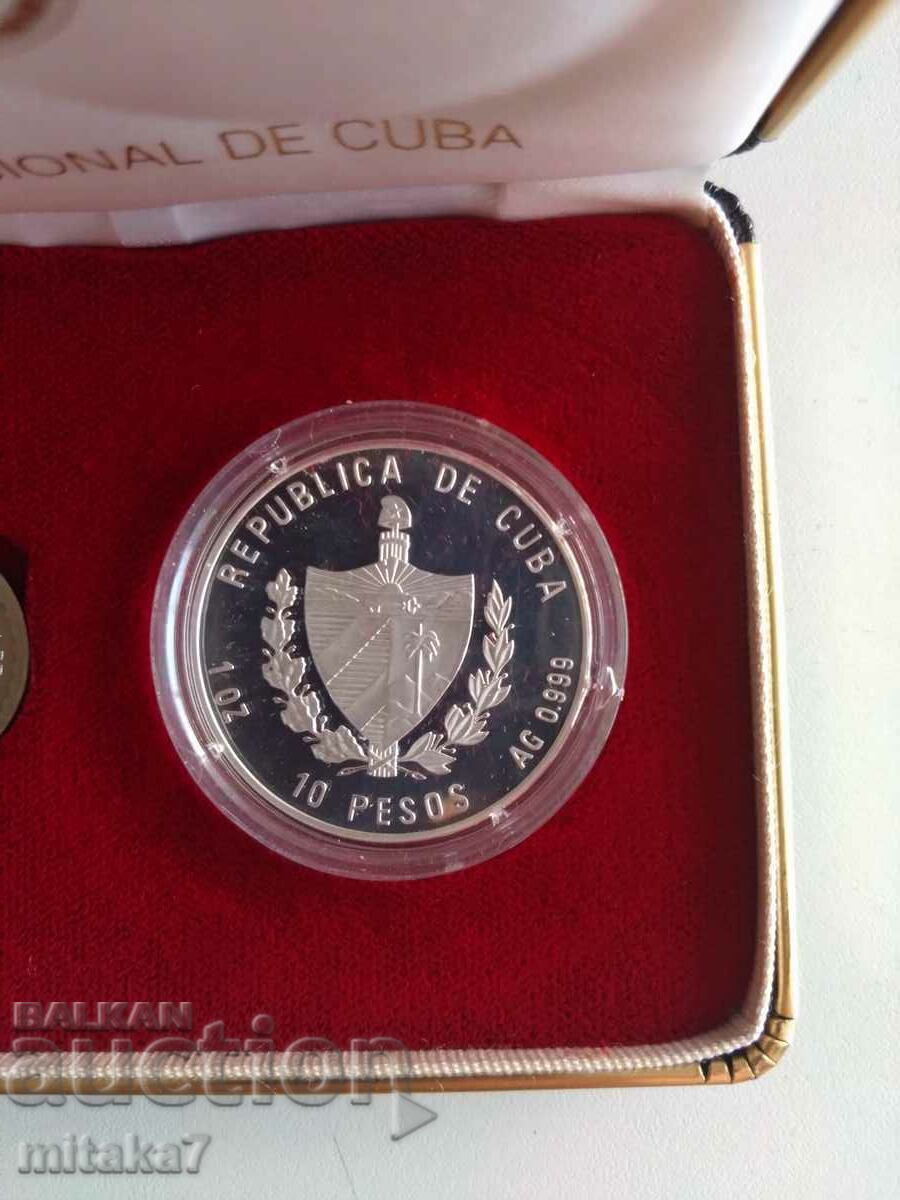 Auction  Set of 10 pesos 1997, Cuba