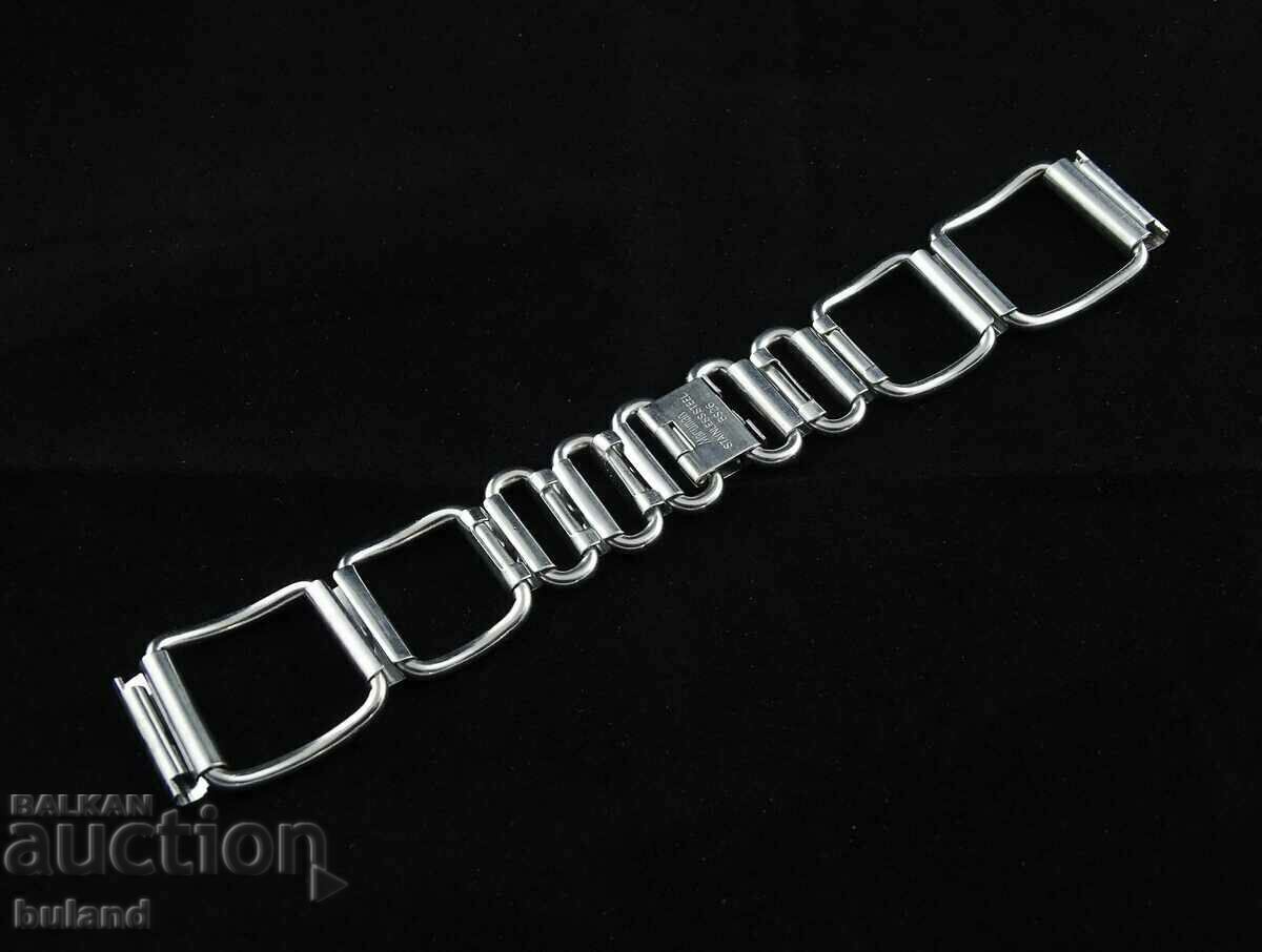 Old Steel Chain for Men's Watch 18.0 mm. with price 29.99 BGN | € 15.33 Old Steel Chain for Men's Watch 18.0 mm. with price 29.99 BGN | € 15.33