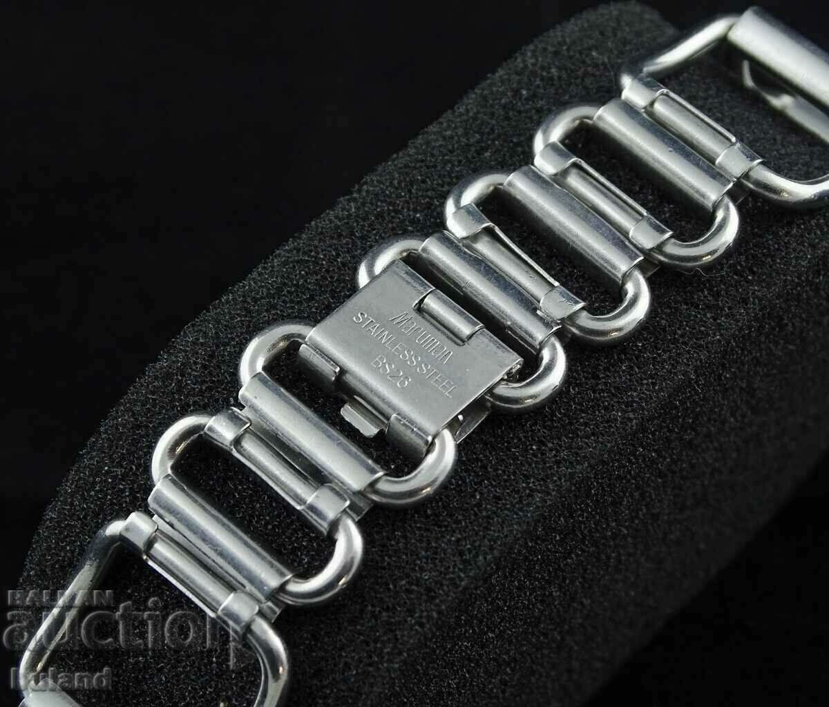 Auction Old Steel Chain for Men's Watch 18.0 mm. Auction Old Steel Chain for Men's Watch 18.0 mm.
