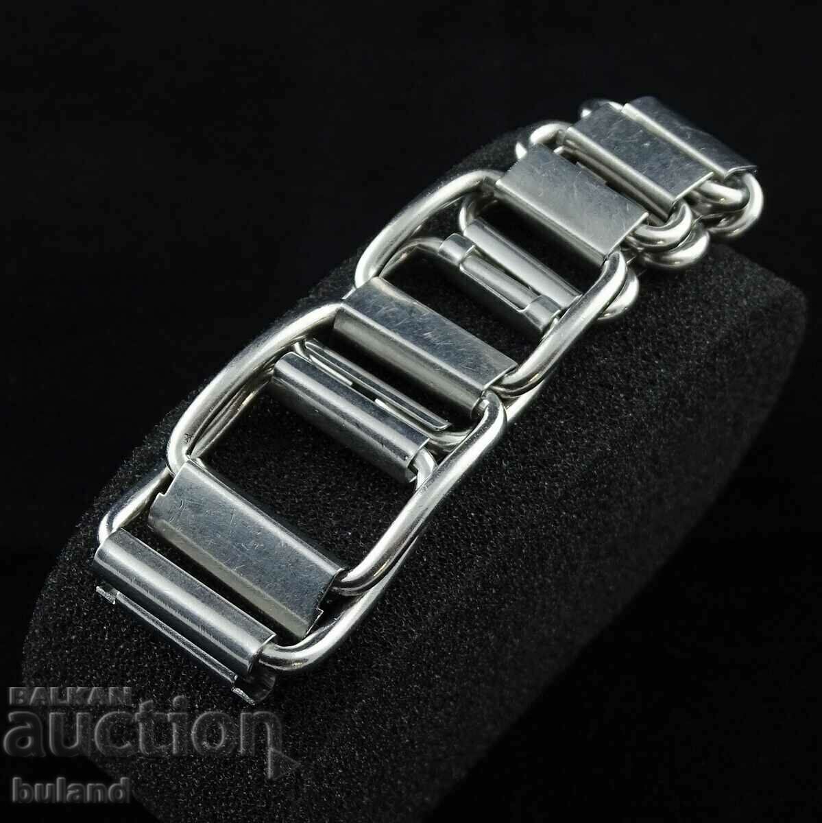 Old Steel Chain for Men's Watch 18.0 mm. - 6 Old Steel Chain for Men's Watch 18.0 mm. - 6