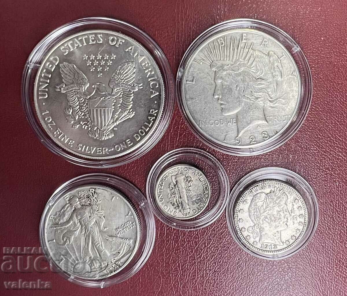 RARE Silver Dollars 1913, 1923, 1942 Coins