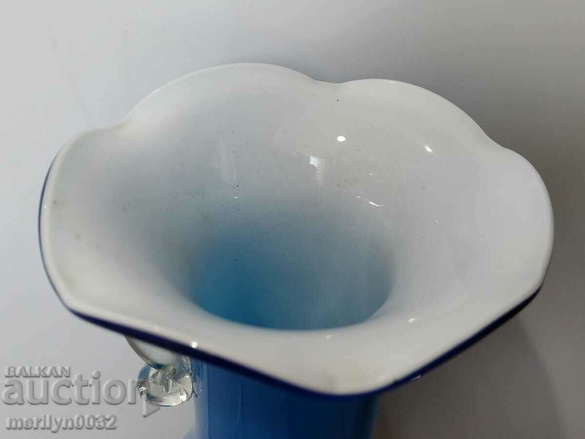 Murano glass vase with cape opening 24 cm high - 5 Murano glass vase with cape opening 24 cm high - 5