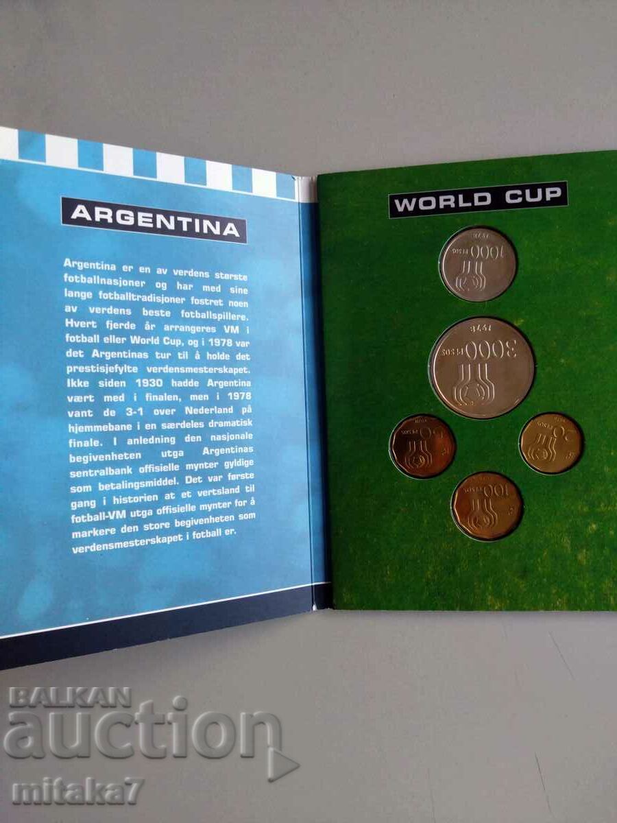 Set of coins SP'1978, Argentina