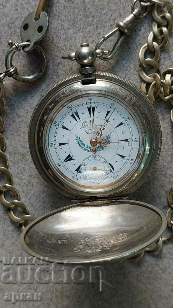 Pocket watch Ottoman Empire 19th century, working mechanism Pocket watch Ottoman Empire 19th century, working mechanism