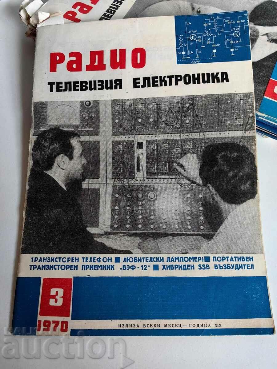 domeniu 1970 REVISTA RADIO TELEVIZIUNE ELECTRONICA