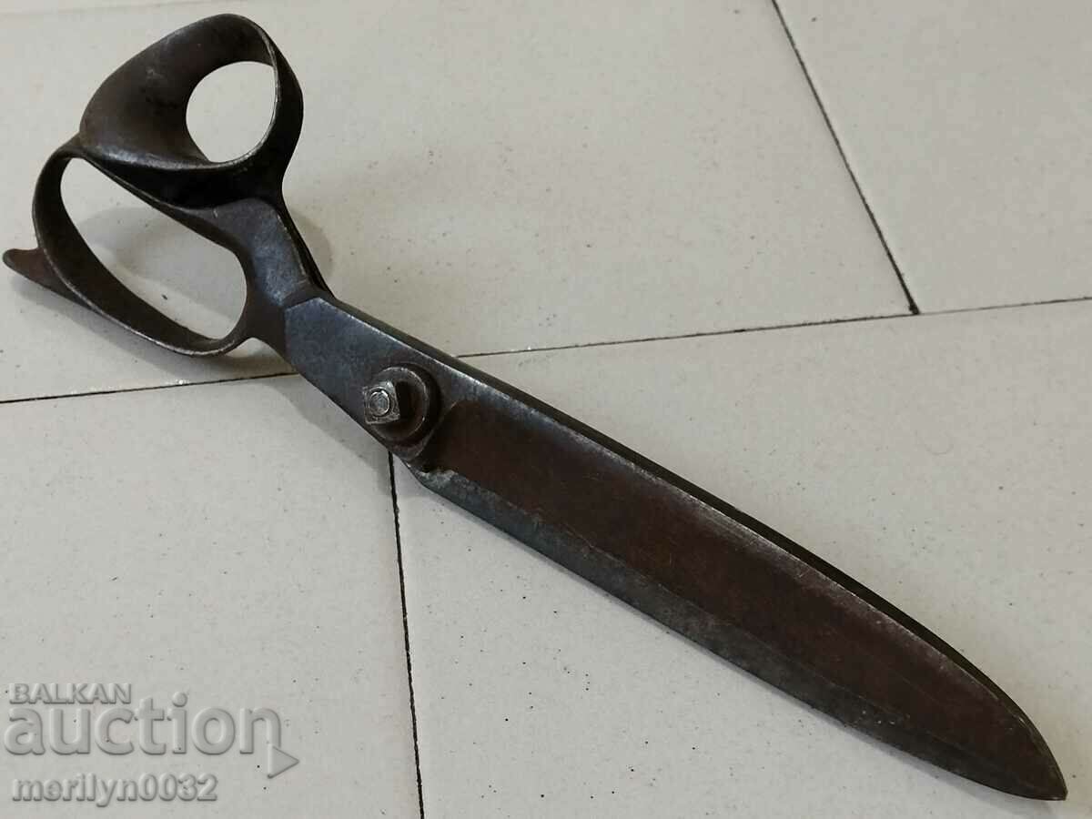 Auction  Old tailor's German scissors old scissors