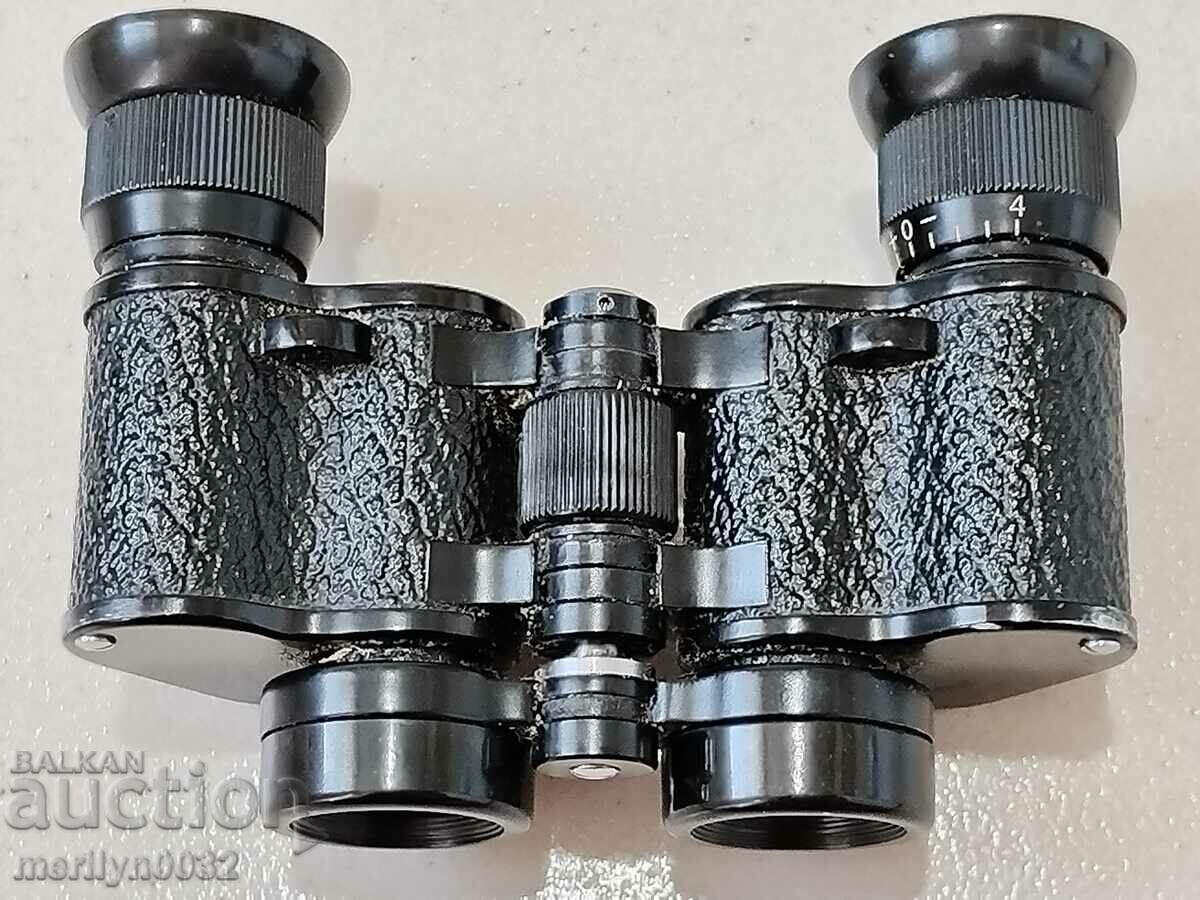Auction Old German binoculars 6/15 with case Auction Old German binoculars 6/15 with case