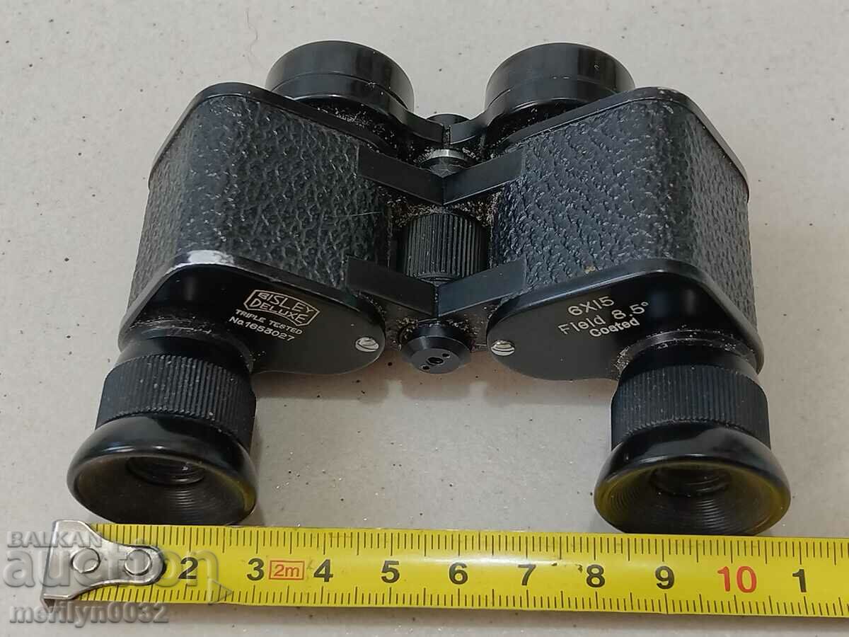Old German binoculars 6/15 with case - 6 Old German binoculars 6/15 with case - 6